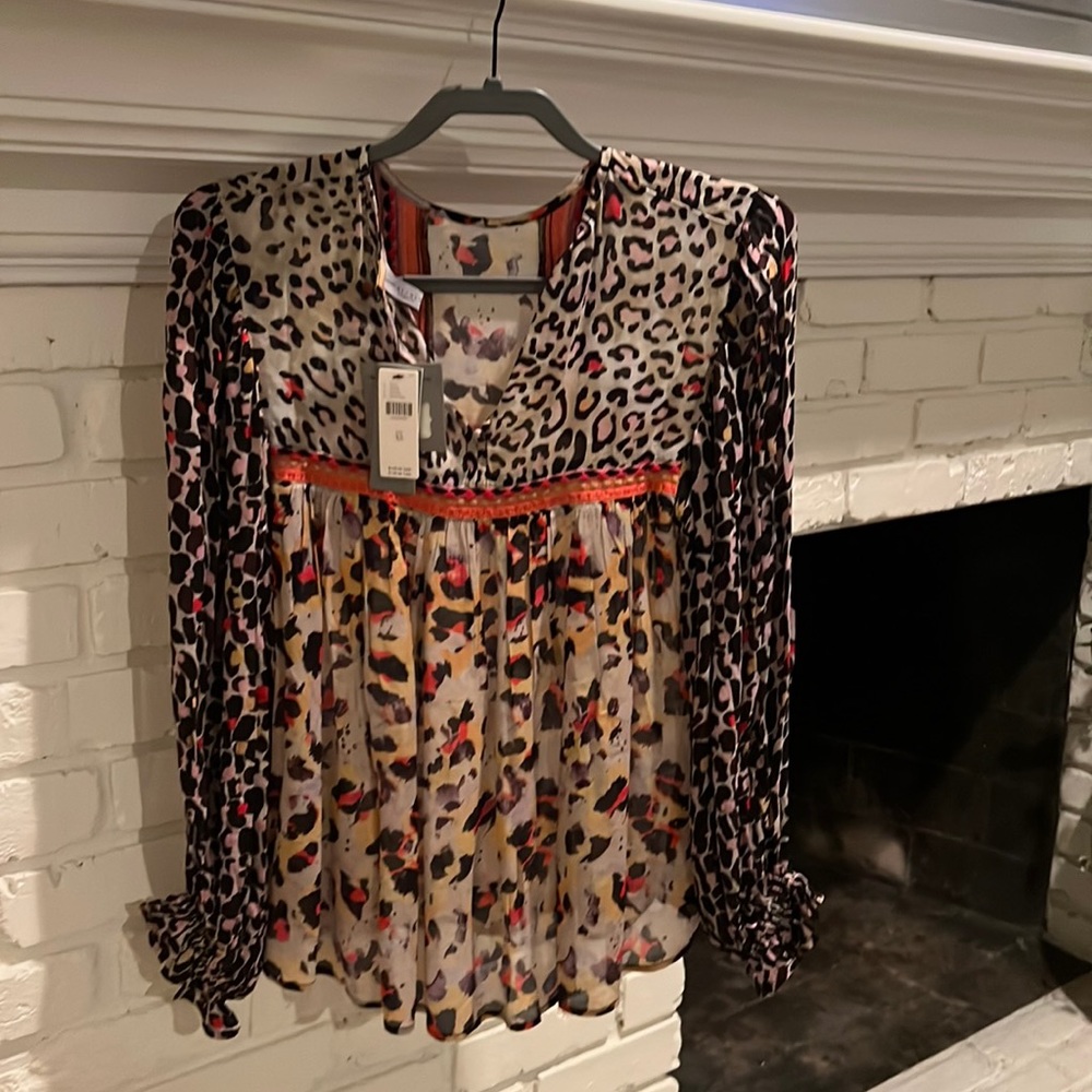 Anthropologie blouse by -bl^nk London